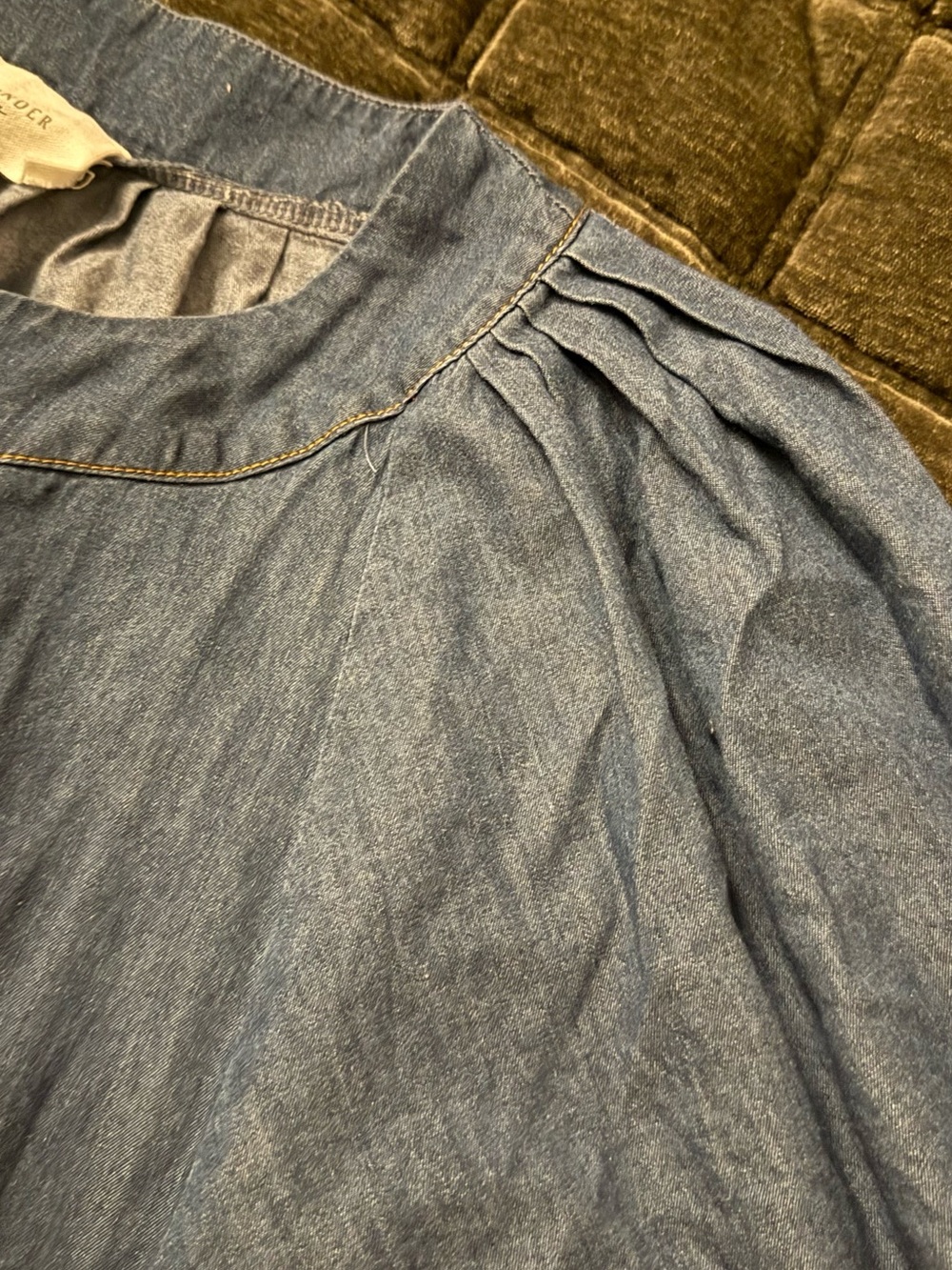 Pomander Place Blue Denim XL Maxi Dress - Picture 7 of 11